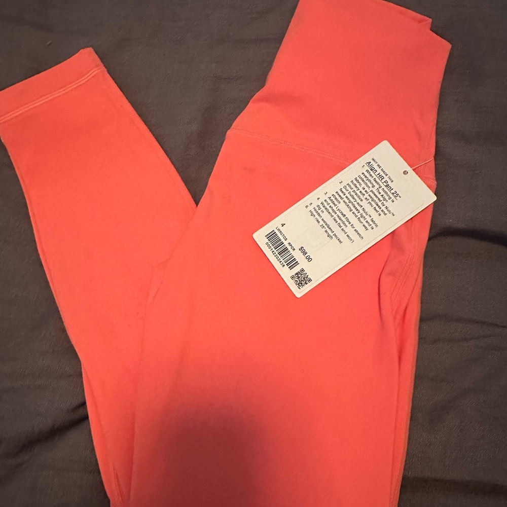 Lululemon Align HR 25” Leggings- Raspberry Cream